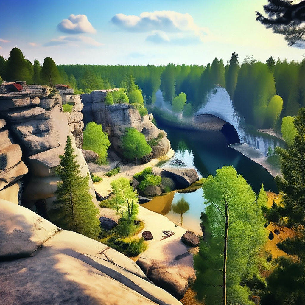 Горный парк Рускеала - это уникальный природный объект, расположенный в Карелии, на берегу Ладожского озера. Он представляет собой красивый горный ландшафт с множеством озер, водопадов и пещер. Здесь можно насладиться красотой природы и провести время с пользой для здоровья.В парке проводятся различные экскурсии и мероприятия, такие как походы по горам, катание на лодках и велосипедах, рыбалка, а также концерты и фестивали. Кроме того, в парке есть множество кафе и ресторанов, где можно попробовать местную кухню и отдохнуть после активного отдыха.Также в парке можно посетить музей истории и культуры Карелии. Здесь представлены экспонаты, рассказывающие о жизни и традициях местных народов.Горный парк Рускеала – это не только красивое место для отдыха, но и важный объект культурного наследия Карелии. Он привлекает туристов со всего мира своей уникальной природой и достопримечательностями.