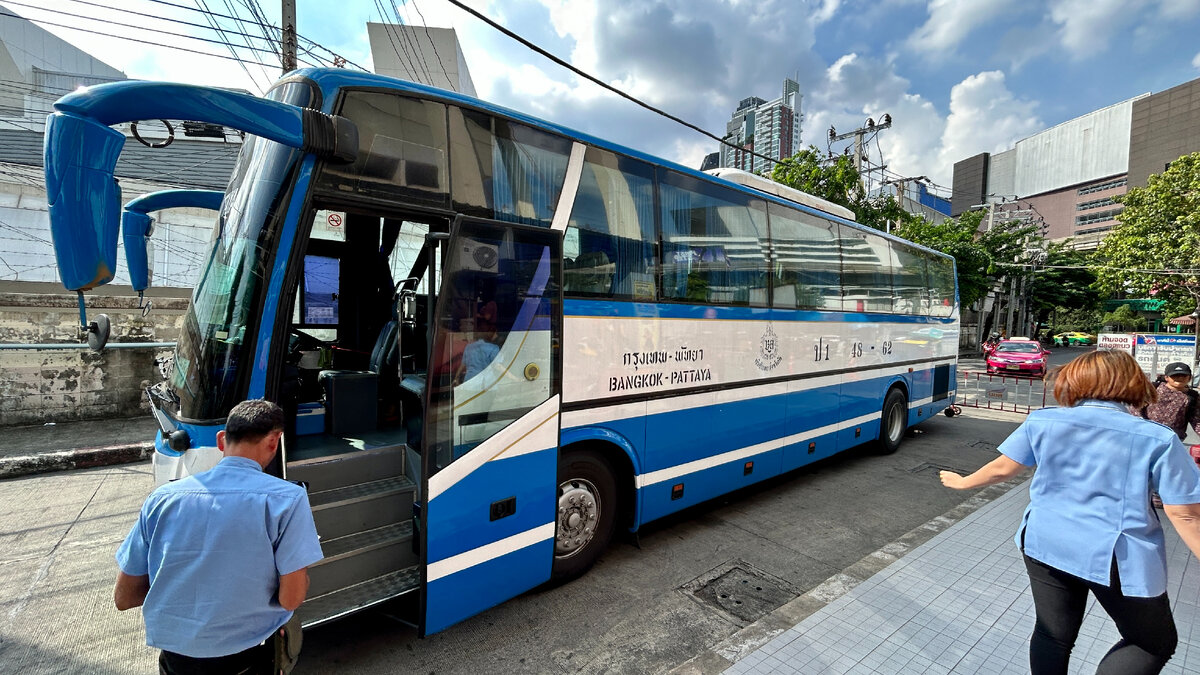 в этот раз ехали на большом комфортабельном автобусе