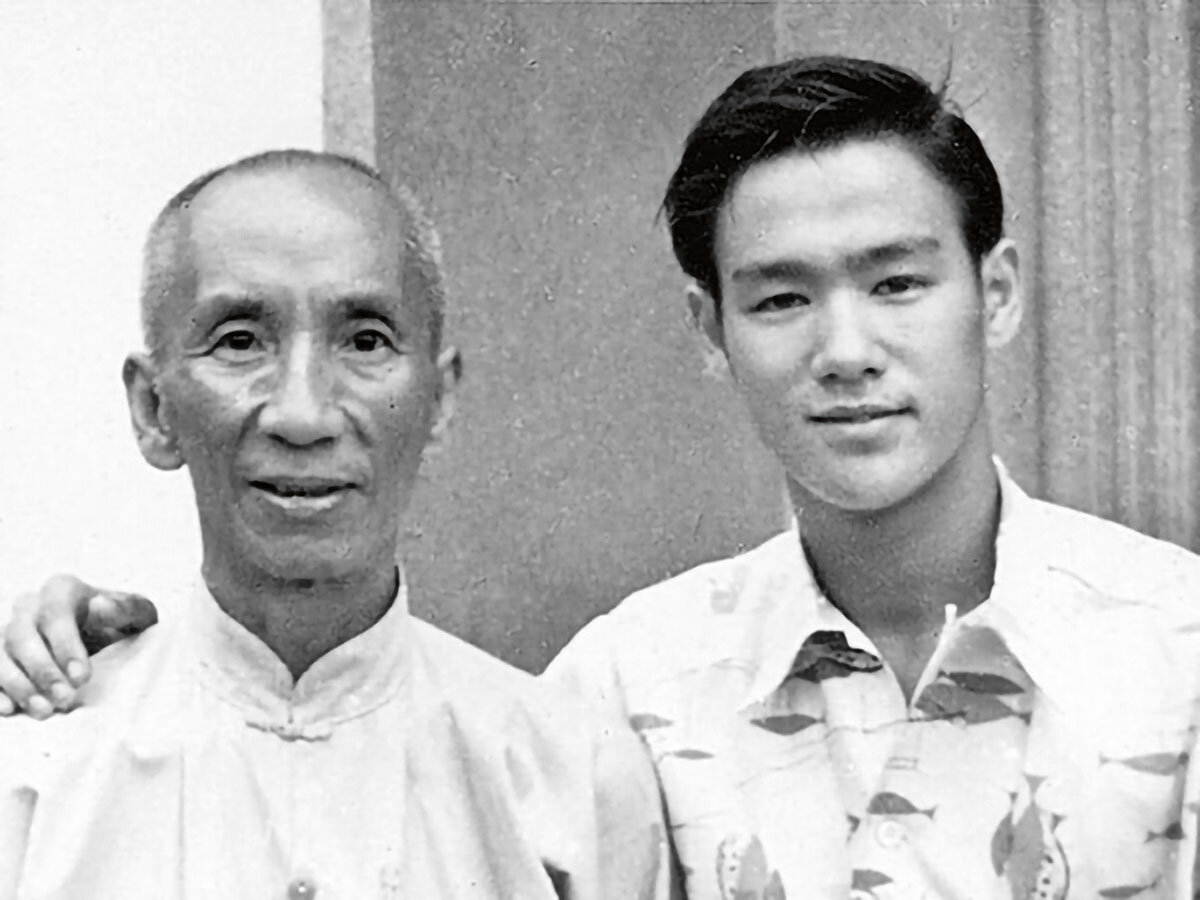 Брюс Ли со своим учителем
