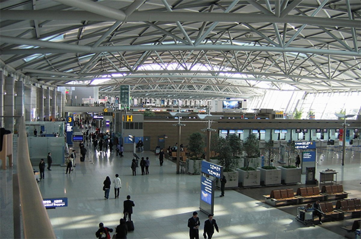    Аэропорт Инчхон.