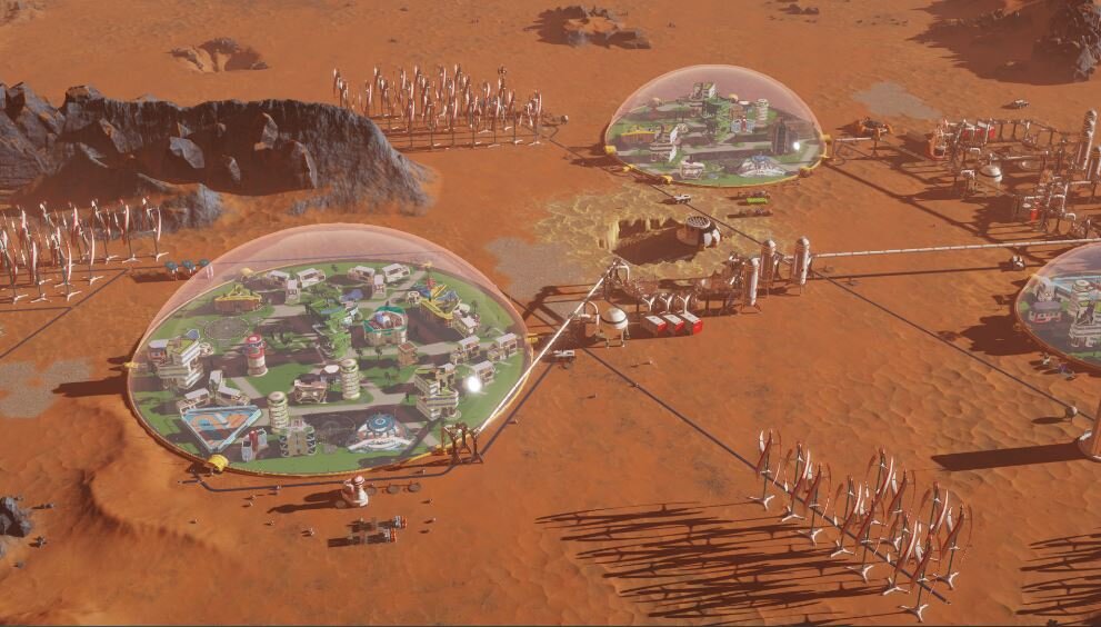 Surviving Mars большое поселение image