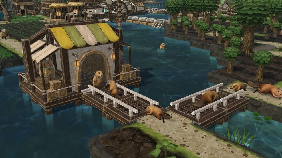 Timberborn - бобровый рай? image