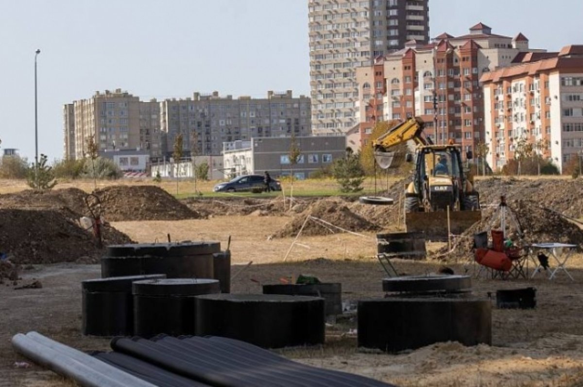    В Анапе идет строительство Императорского парка