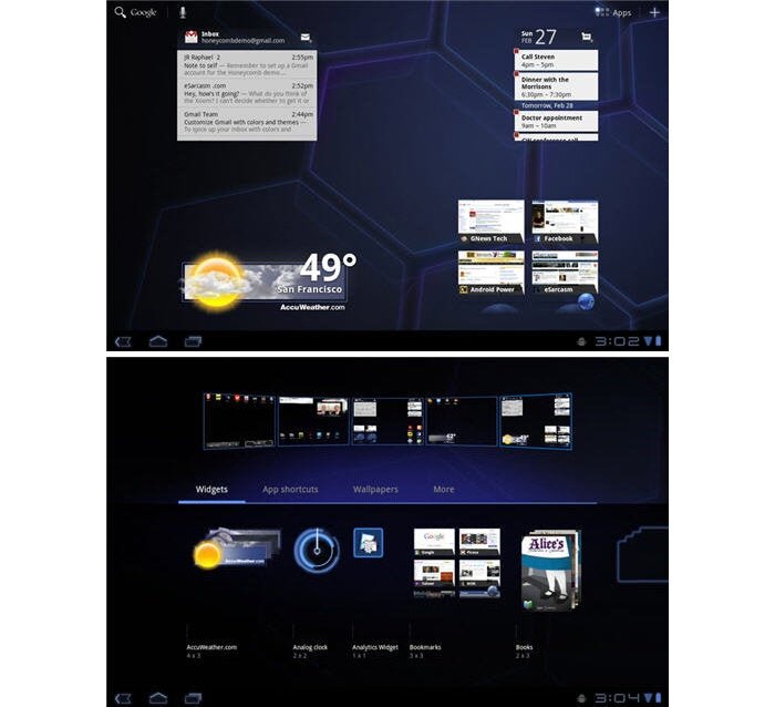 0 honeycomb. Интерфейс андроид 3. Андроид 3. 4. Android v 3.