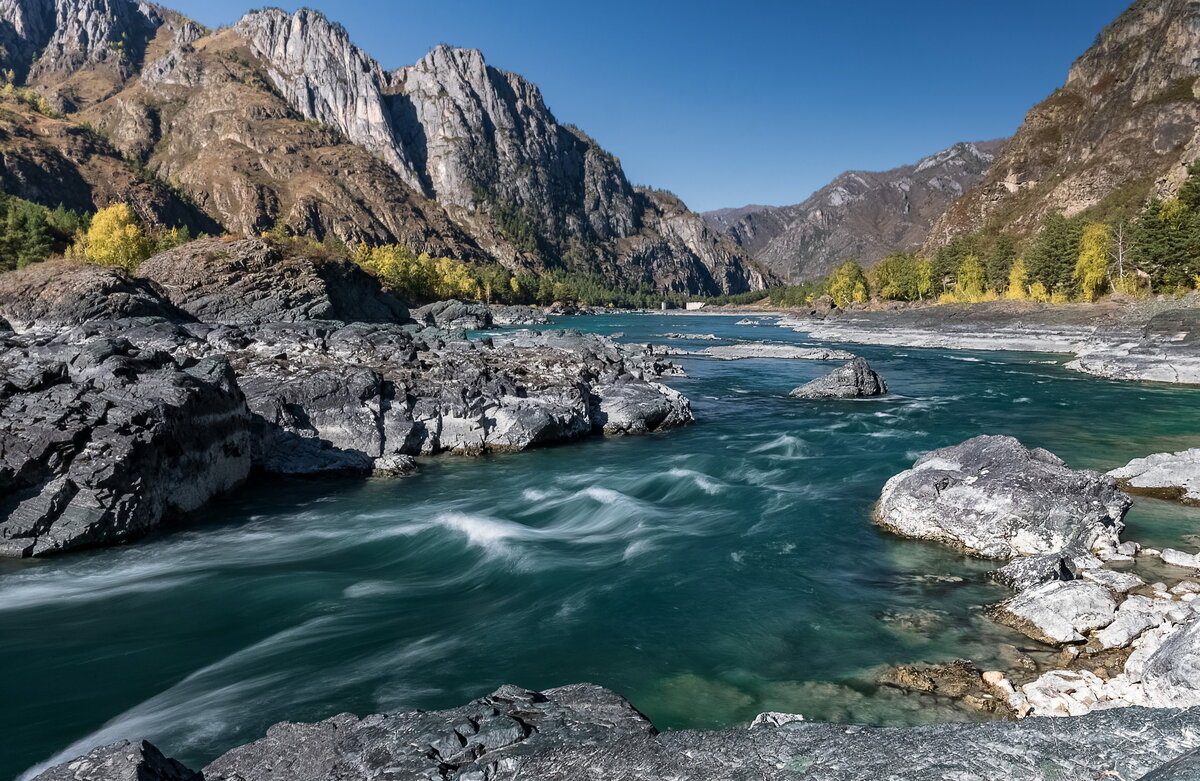 Еландинский порог горный Алтай