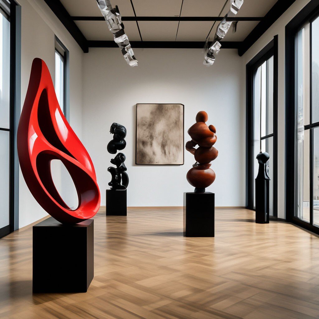 Современная скульптура глазами нейросетей. 