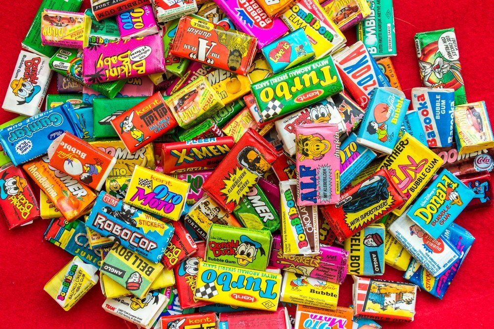 Жевательные резинки 80е - 90е годы.