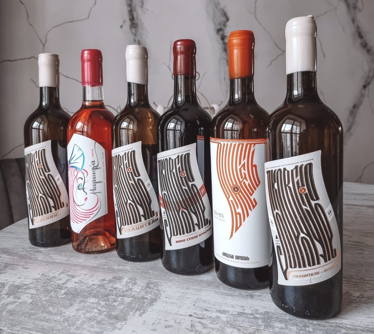 Ассортимент винодельни "Покровская" (фото: http://pokrovwine.com)