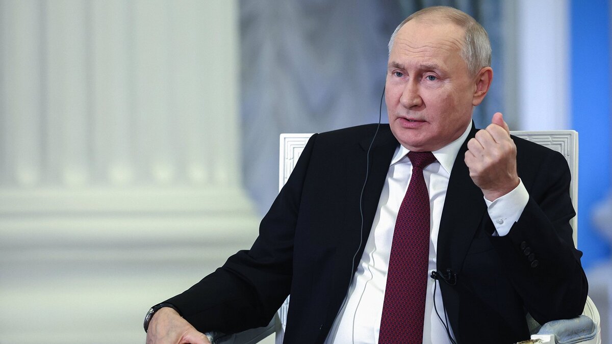   Президент РФ Владимир Путин© РИА Новости . POOL/Сергей Бобылев