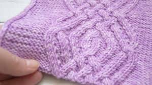 Узор спицами. 