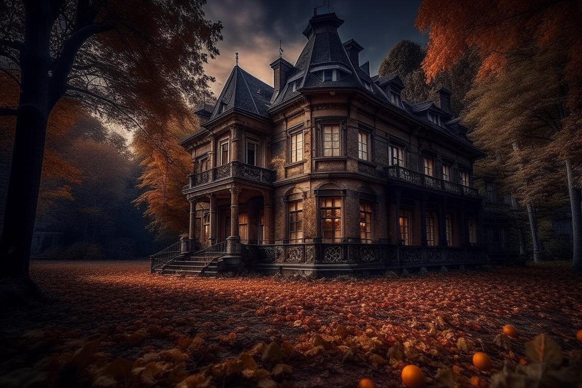 Старинный особняк. Нейросеть Kandinsky 2.2.