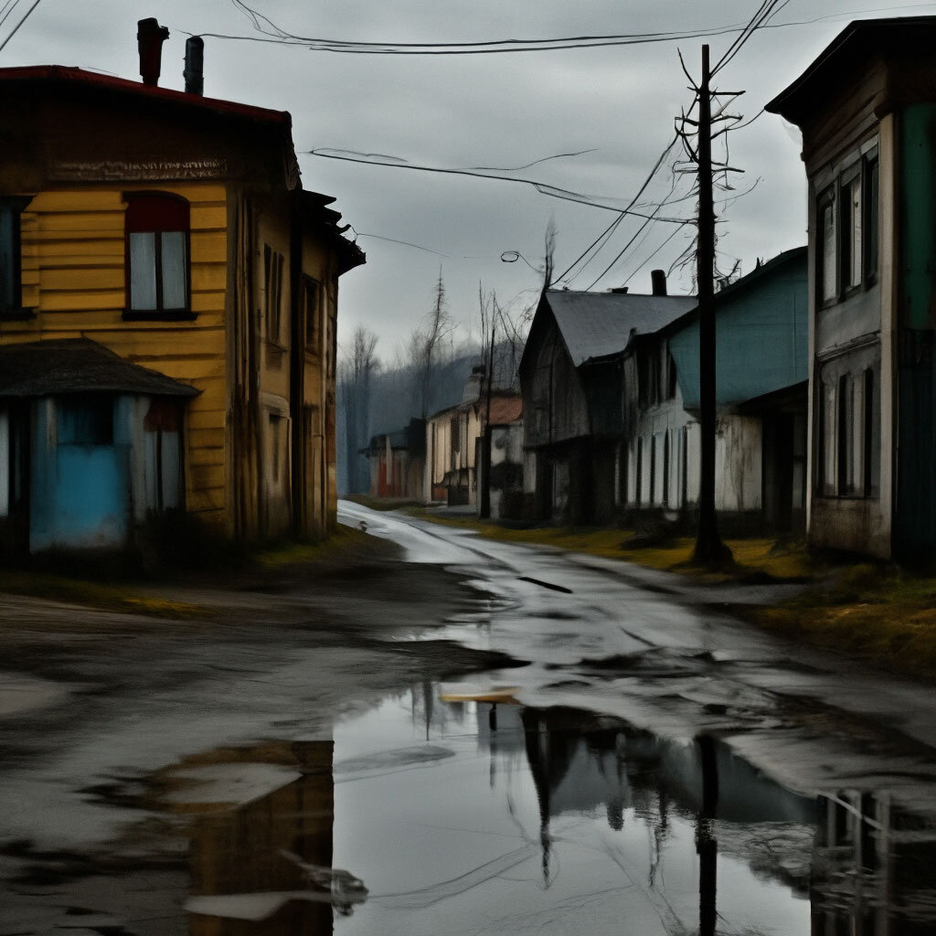 Маленький провинциальный город.