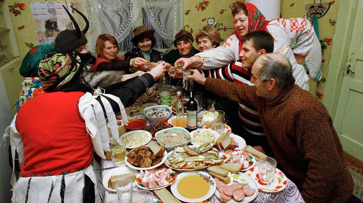 Русское застолье