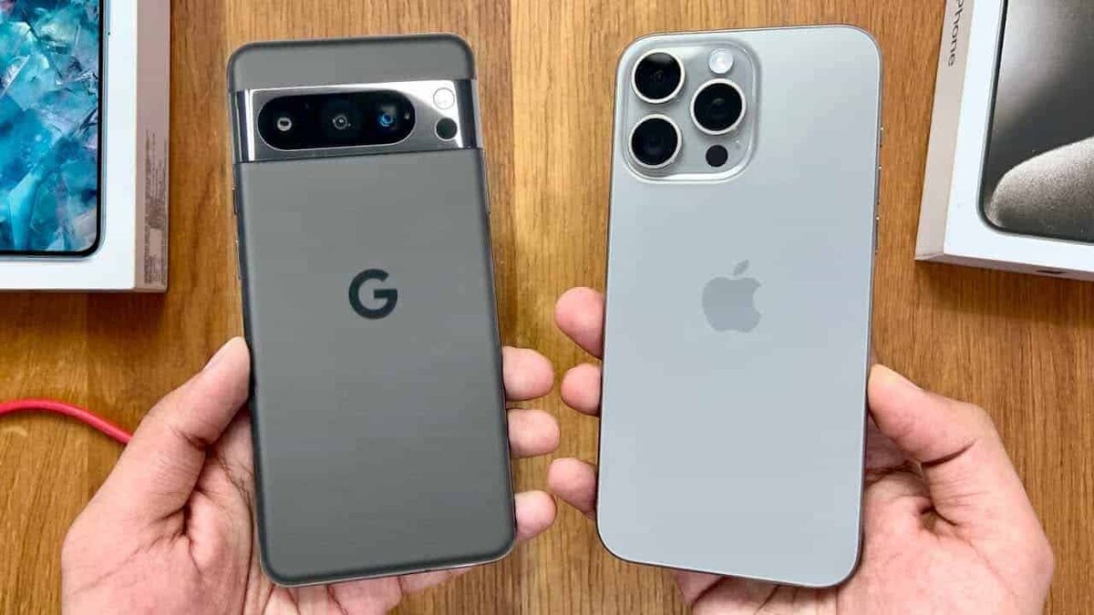 Google pixel 8 pro vs iphone 15