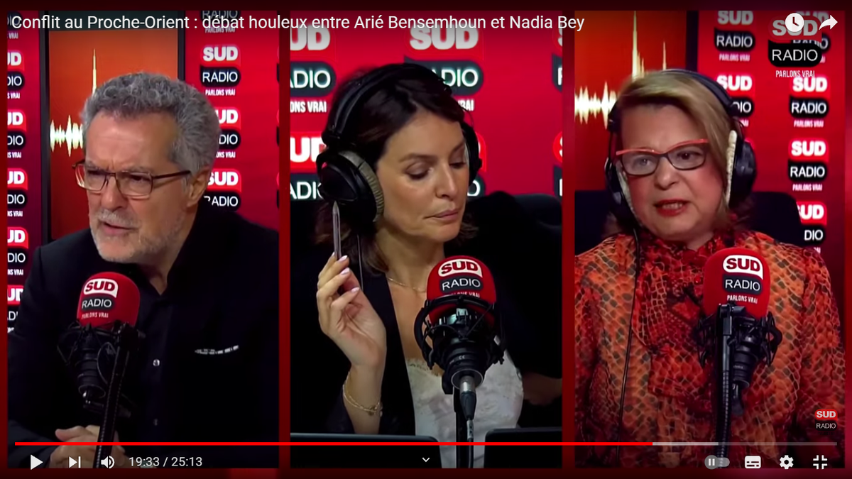 Скриншот из передачи с канала SudRadio в YouTube.