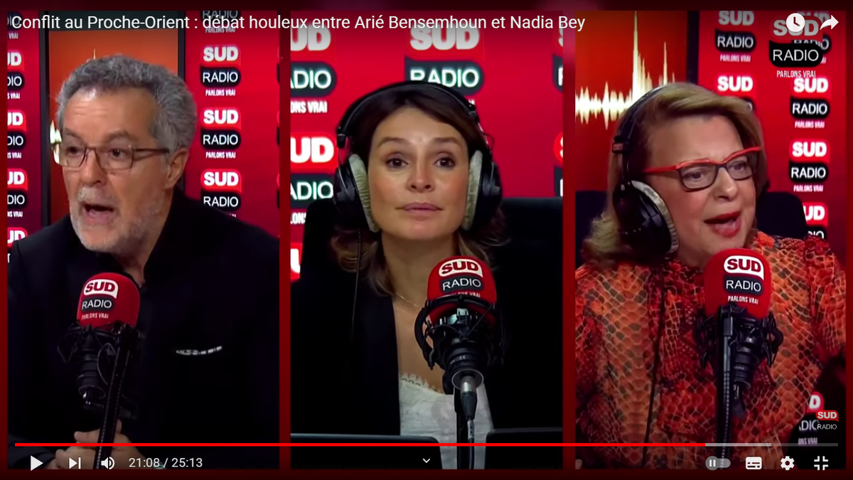 Скриншот из передачи с канала SudRadio в YouTube.