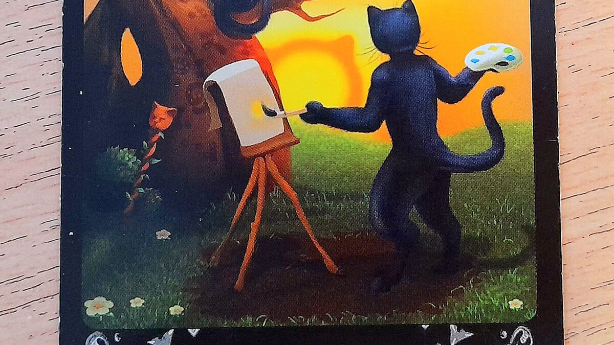 Рисуй, рисуй, котик...