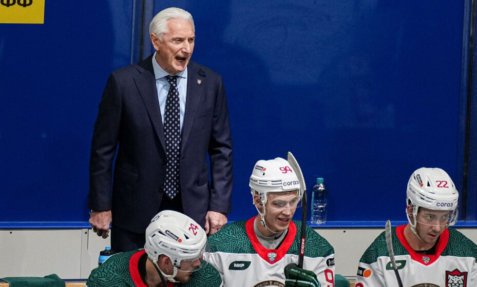    Зинэтула Билялетдинов был недоволен. Фото: ХК "Ак Барс"