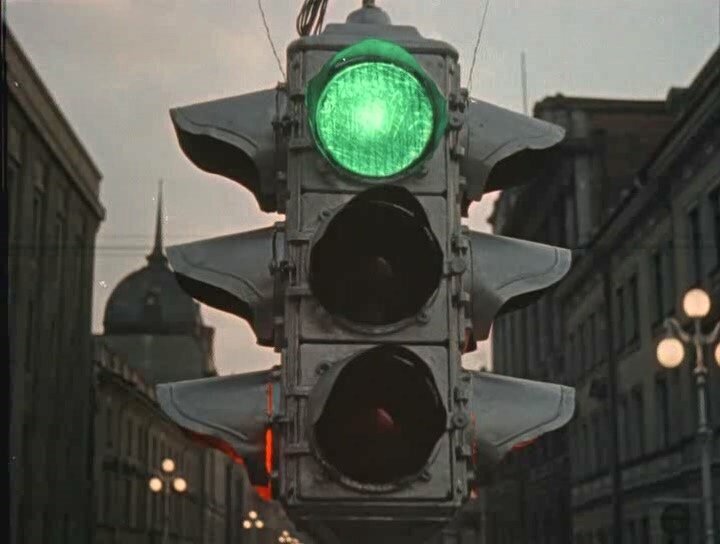    Так выглядели первые светофоры в СССРСоцсети