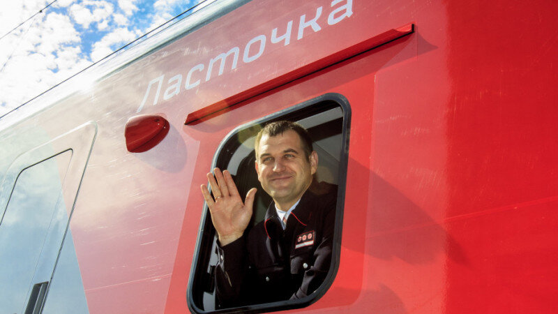     Скоростной поезд «Ласточка» в Барнауле. Анна Зайкова, altapress.ru