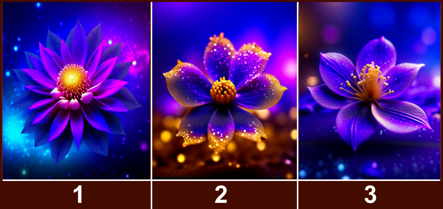 Выберите один цветок