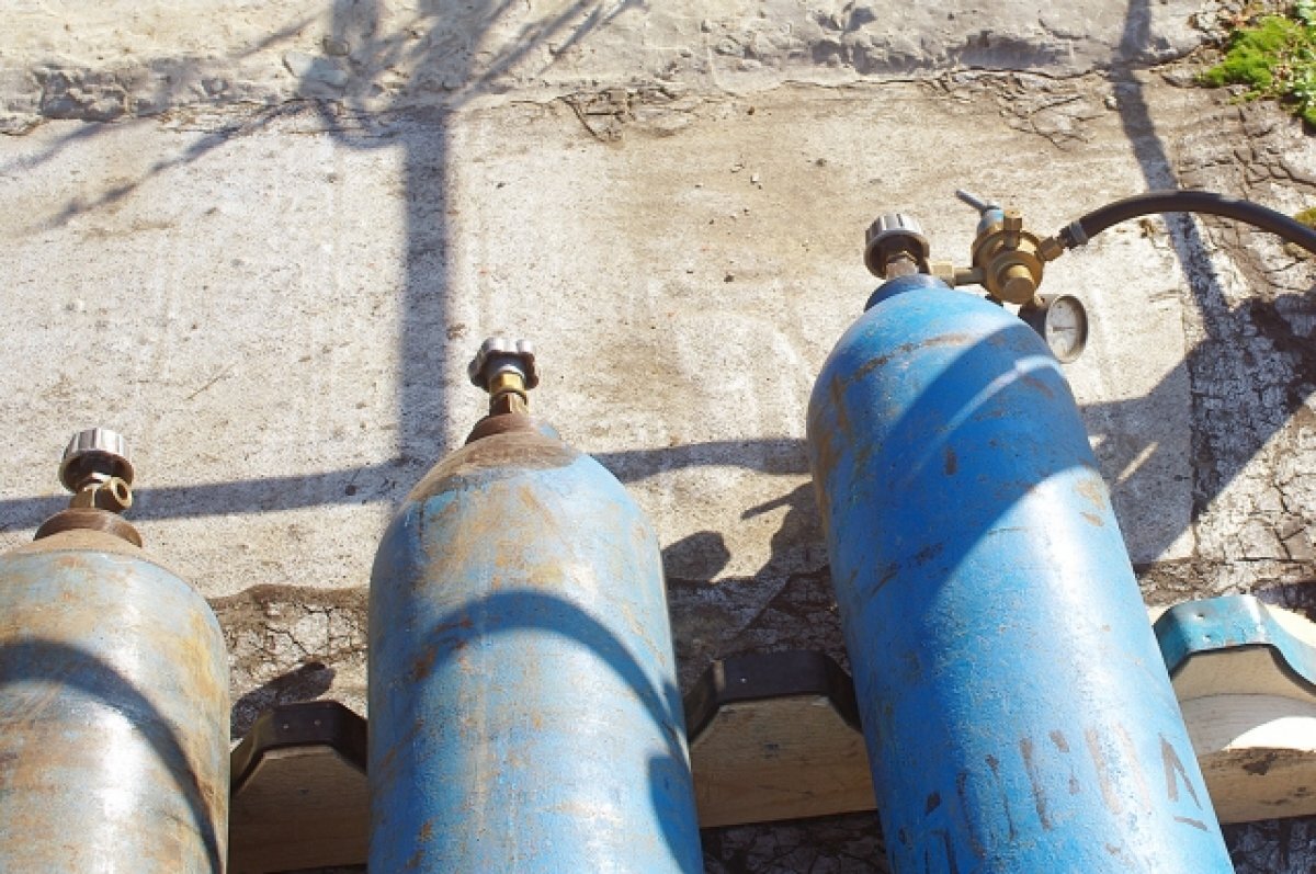    В Ижевске пожарные успели до взрыва вынести газовый баллон из горящего дома