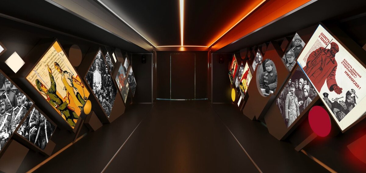 Экспозиция в мультимедийном автопоезде-музее // Фото организаторов