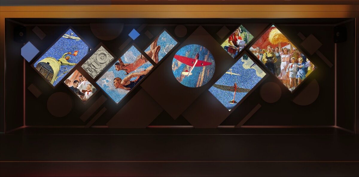 Экспозиция в мультимедийном автопоезде-музее // Фото организаторов