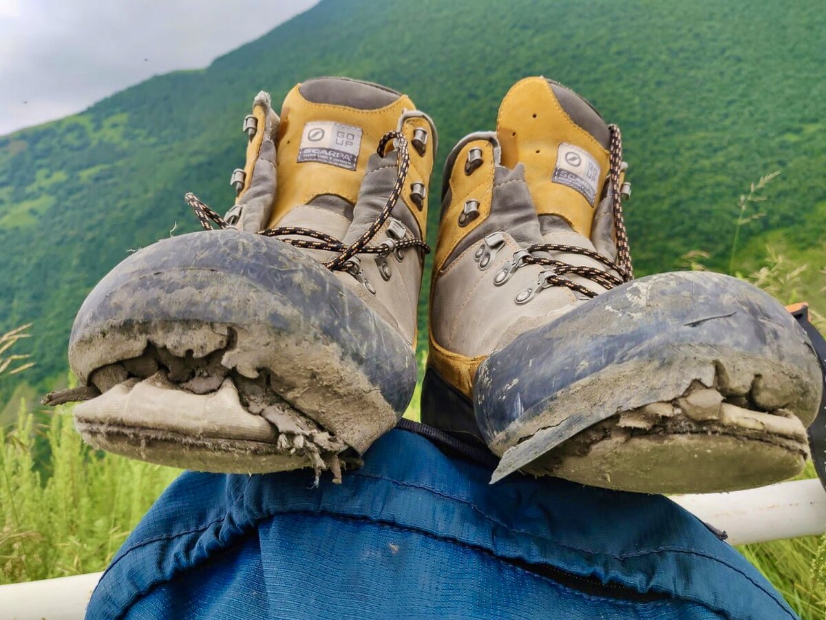 Ботинкам поход не понравился