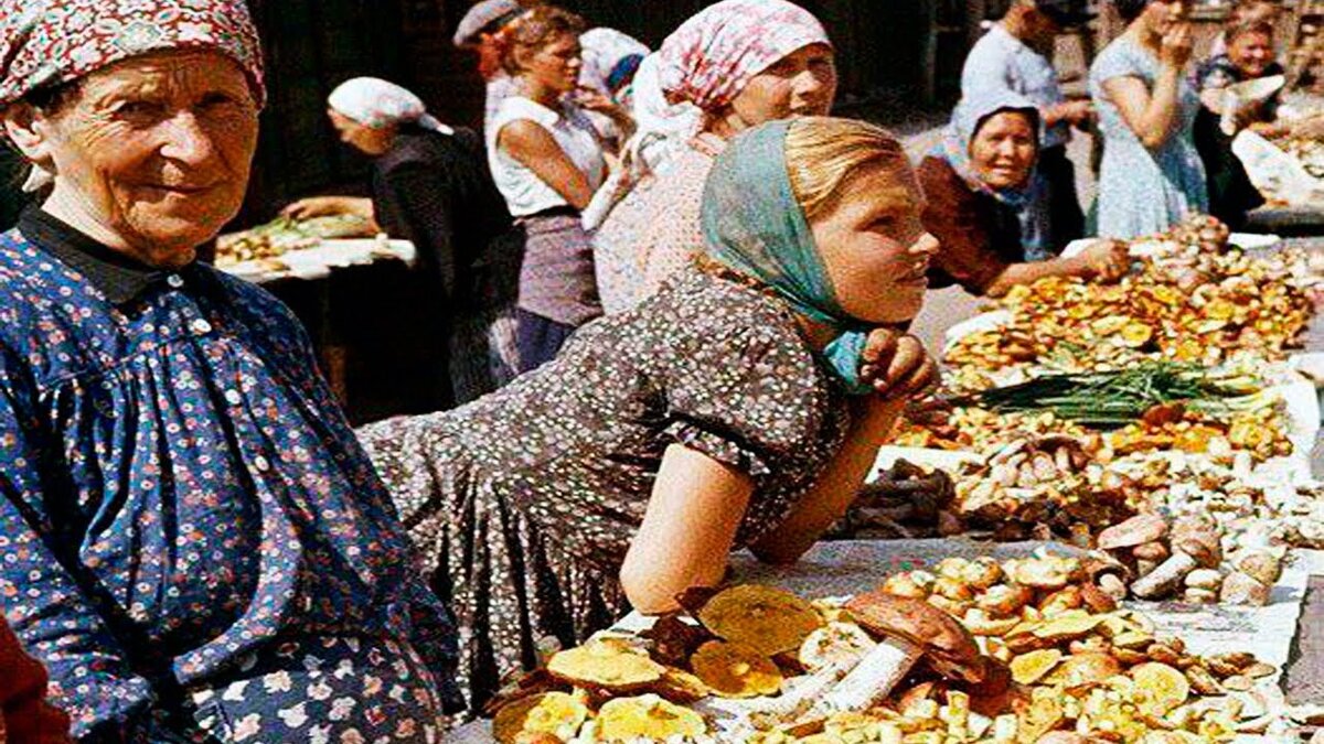 Русские на рынке: продают и покупают! Не поверил бы, если не видел этого своими глазами, давно...