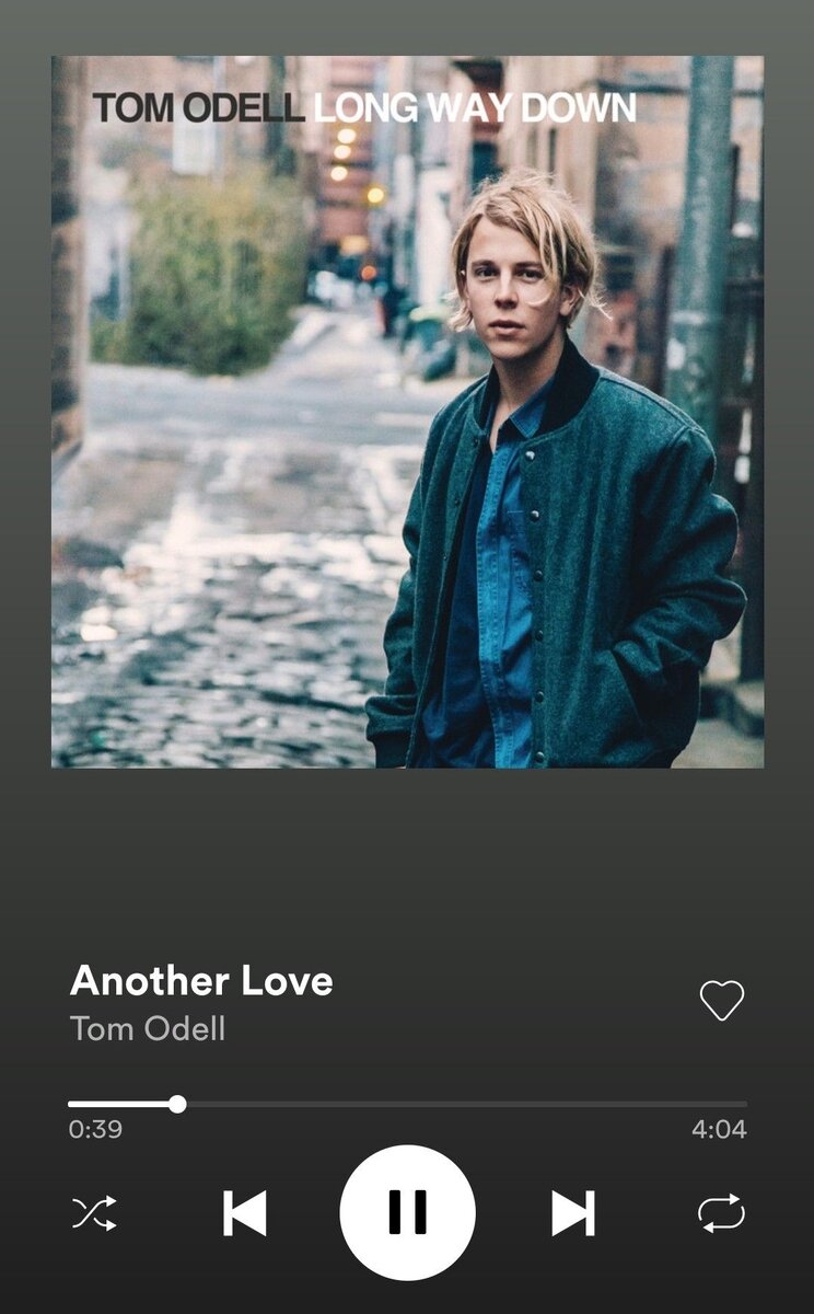 Музыка tom odell another love