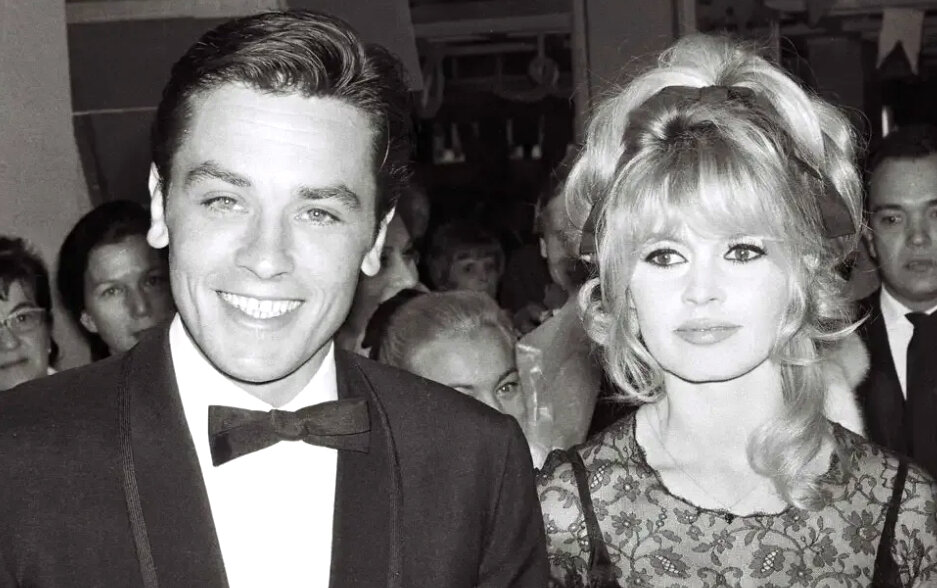 Бардо и Делон: многие зрители не верили, что между ними нет романа. Фото: Pinterest