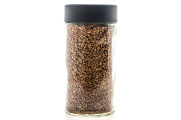    Coffee jar isolated on white background