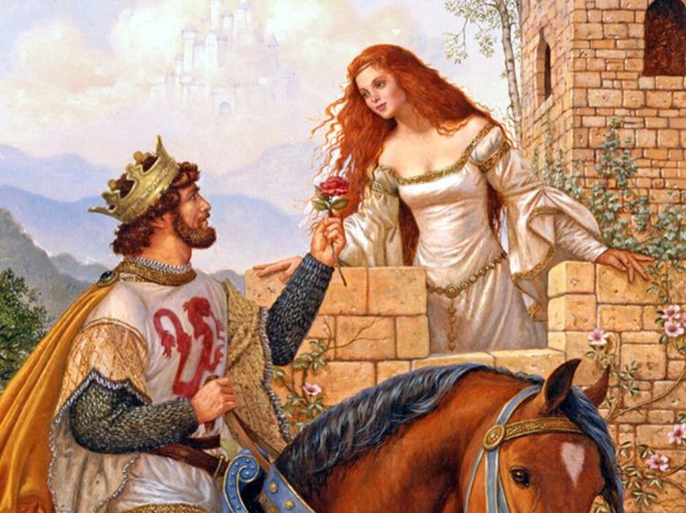 Как называется жена короля. Жена короля Артура Гвиневра. Ланселот и Гвиневра.