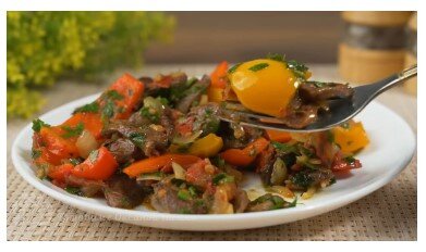 Куриные сердечки с овощами в духовке — рецепт с фото пошагово