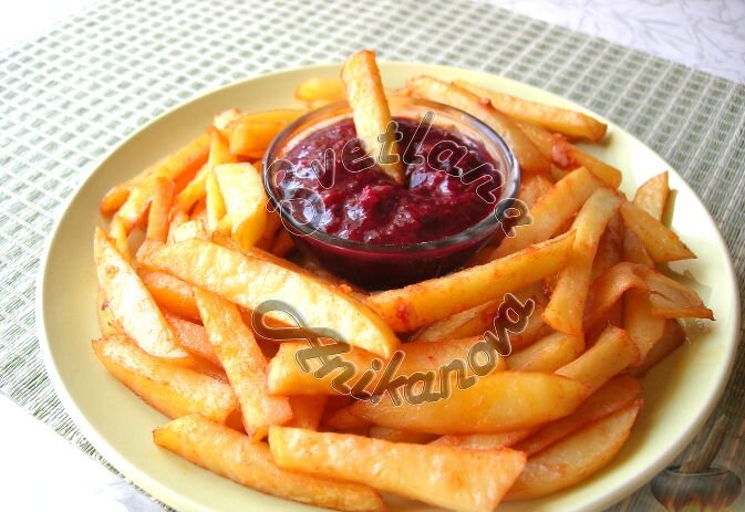 Картофель фри в духовке