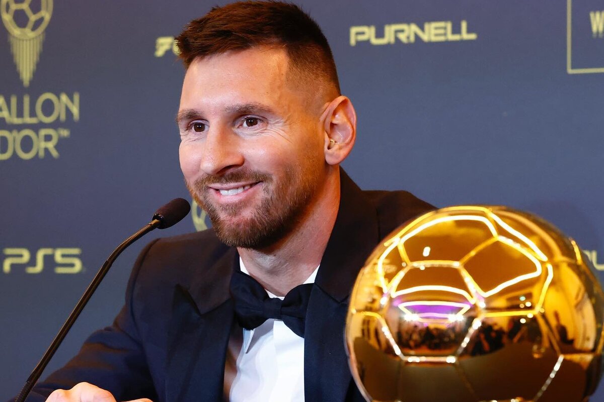     Вспомнил Марадону, пошутил над Холандом и признался, когда завершит карьеру: речь Лионеля Месси на “Золотом мяче” 2023