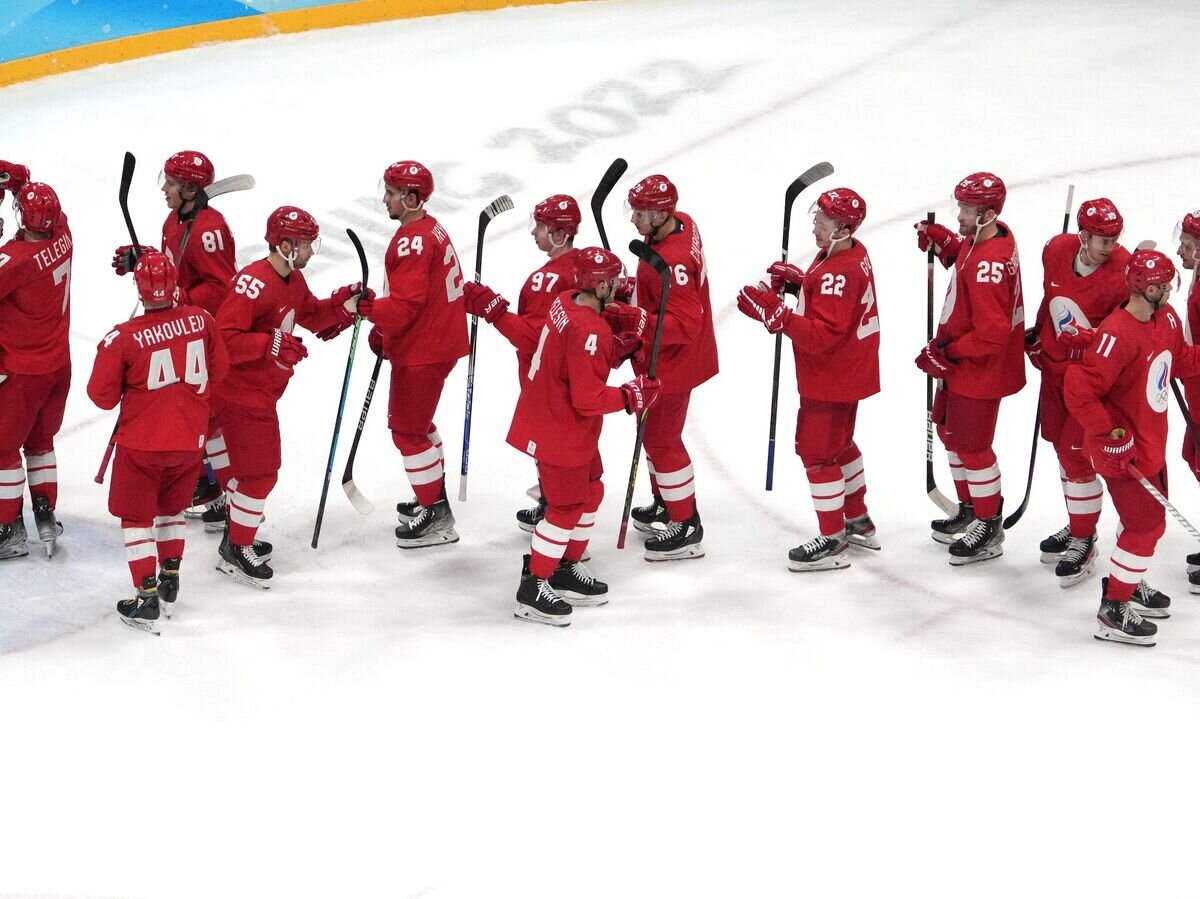 Хоккей мужчины россия. Лед хоккей. Российские хоккеисты на Олимпиаде 2022. Сборная России на ОИ 2022 хоккей.