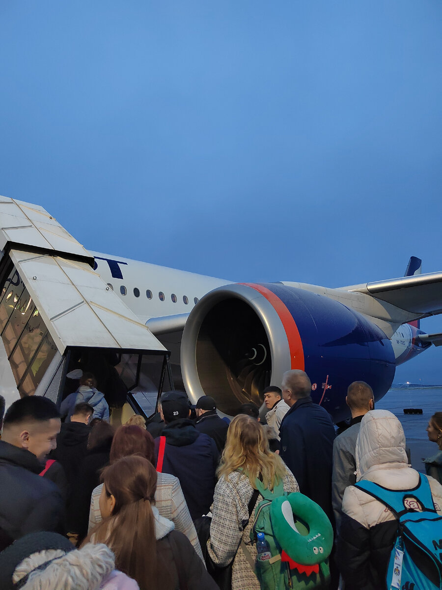 Посадка в самолет