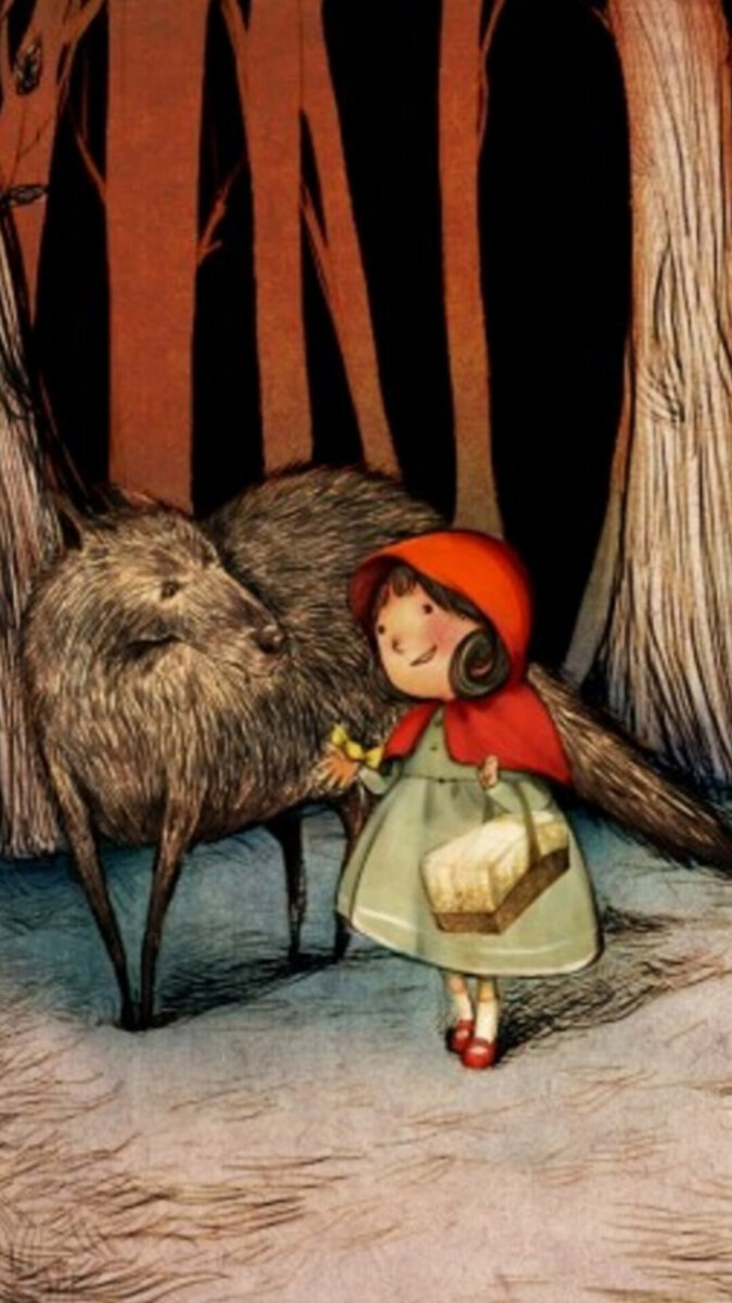 Миленькая, да и волчок симпатичный