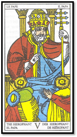 Образ Архетипа Жрец через Марсельское Таро