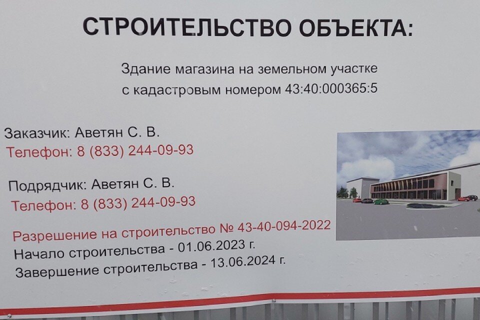    Какой именно магазин расположится в здании пока неизвестно. ФОТО: vk.com/stroim_kirov