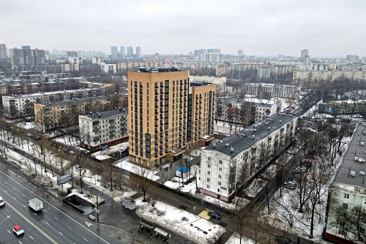 Новостройка по реновации. Волгоградский проспект, дом 155 в Кузьминках. Фото из Яндекс-картинок.