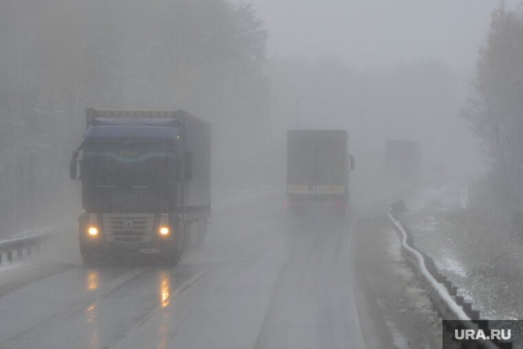    Движение на М-5 затруднено из-за усилившегося снегопада