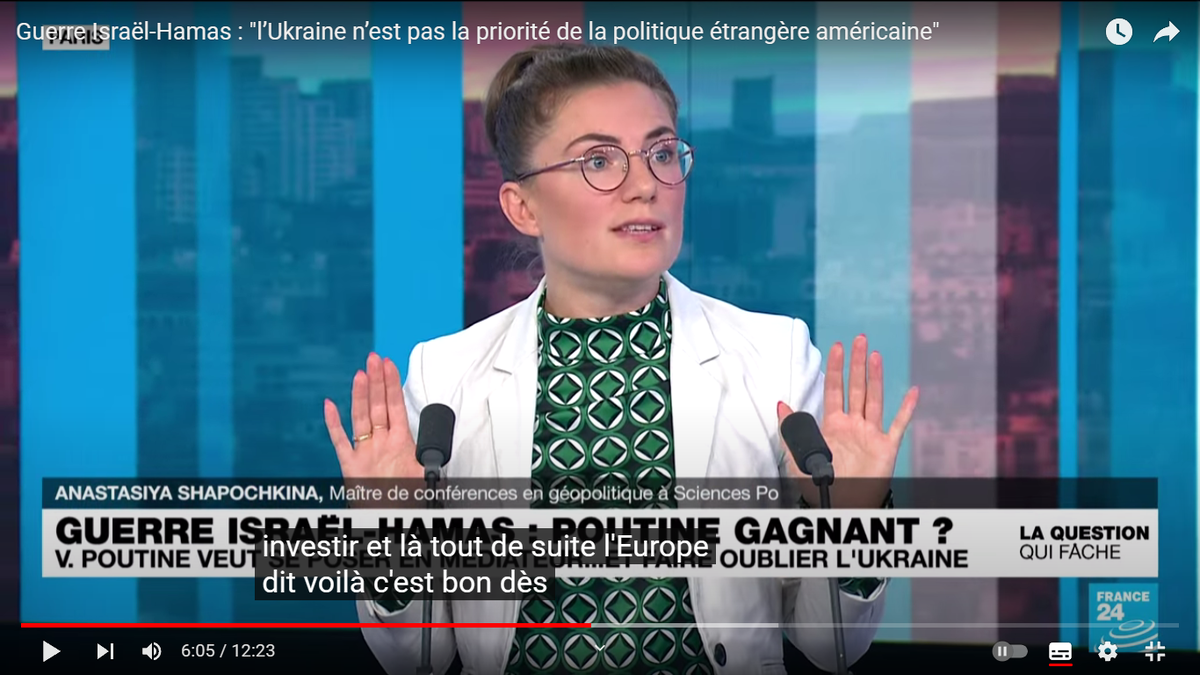 "Европа умывает руки". Скриншот с канала France24 в YouTube.