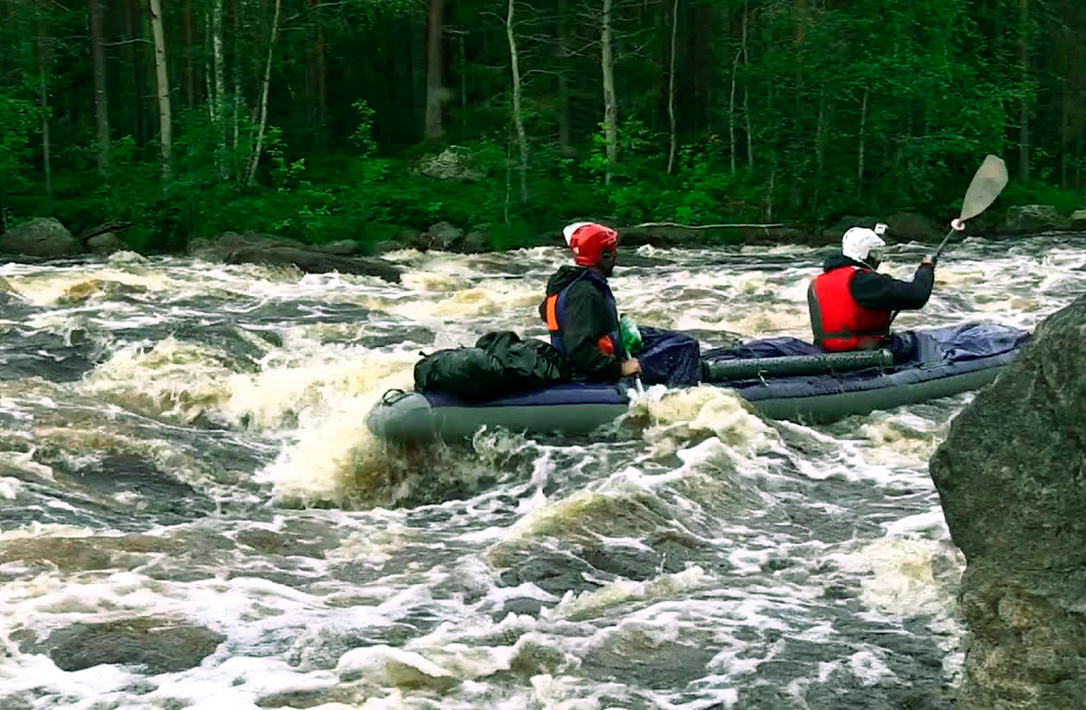 На байдарке Щука-2