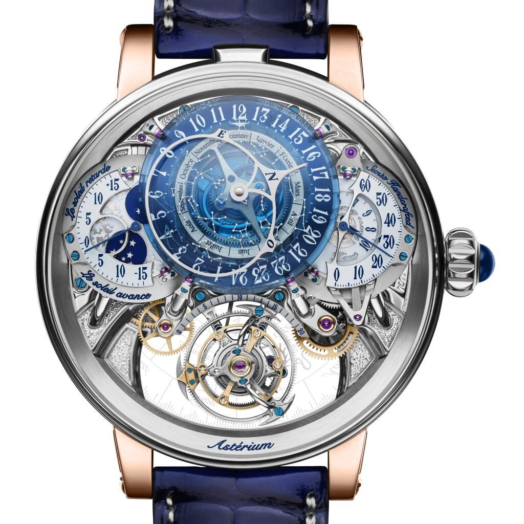 BOVET 1822 RÉCITAL 20 ASTÉRIUMR 20N005/1/PU. Белое/розовое золото, ручной завод, 
ø 46 мм. Единственный экземпляр.