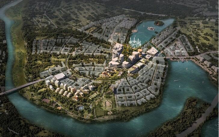 СберСити находится в 3 км от МКАД и относится к Западному округу Москвы