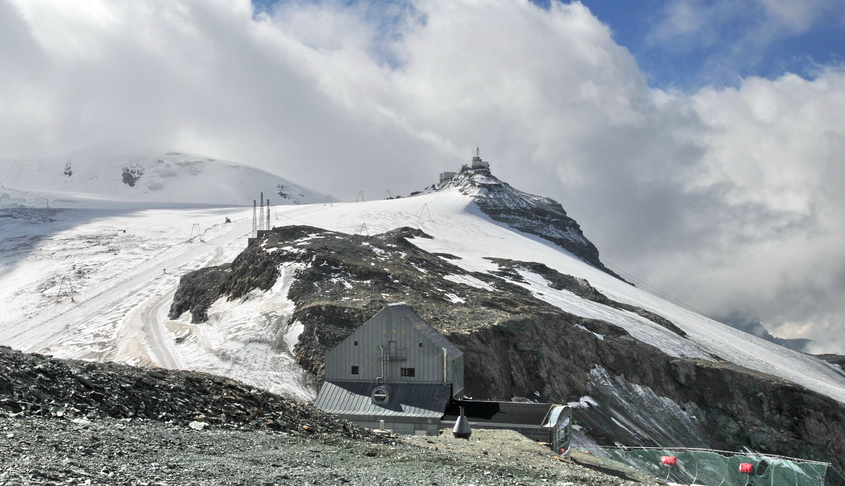 Ледник Теодул в Австрии Фото: Wikimedia Commons