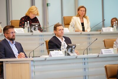    Заместитель председателя правительства Московской области Георгий Филимонов на совещании Губернатора Московской области Андрея Воробьева с руководящим составом правительства Московской области и главами городских округов © Пресс-служба Губернатора и Правительства Московской области